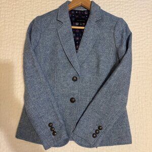 Talbots Blue Blazer Jacket Size 2